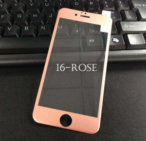 9H 0.26mm Glossy 3D Curved Carbon Fiber Soft Edge Tempered Glass For iPhone 6 6S Plus Phone Screen Protector Film For iPhone 7