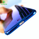 FLOVEME For iPhone 6 6S Plus Case 5 5S SE Gradient Blue-Ray Light Case For Apple iPhone 7 7 Plus 5S 5 SE Clear Accessories Cover