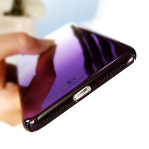 FLOVEME For iPhone 6 6S Plus Case 5 5S SE Gradient Blue-Ray Light Case For Apple iPhone 7 7 Plus 5S 5 SE Clear Accessories Cover