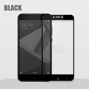 ZNP Full Screen Protective Tempered Glass For Xiaomi Redmi Note 4X Redmi 4X 9H Protector Film For Redmi Note 4X glass Full cover