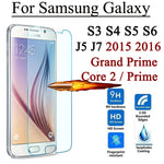 2.5D 9H Screen Protector Tempered Glass For Samsung Galaxy Grand Prime Core 2 S3 S4 S5 S6 J5 J5008 J7 J7008 2015 J1 mini 2016