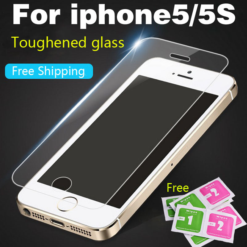 protective glass on the for iPhone4S 5 5S SE 6 6S 7 7Plus 8 Premium Tempered Glass Screen Protector HD Toughened Protective Film