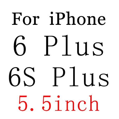 Soultz Tempered Glass Film for iPhone 5 5s 7 Plus 9H Hard 2.5D Screen Protector for iPhone 6 6s 6 Plus SE 4 8 with Clean Tools