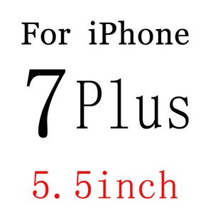 Soultz Tempered Glass Film for iPhone 5 5s 7 Plus 9H Hard 2.5D Screen Protector for iPhone 6 6s 6 Plus SE 4 8 with Clean Tools