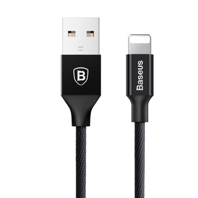 For iPhone Cable Baseus Fast Data Charging USB Cable For iPhone 8 7 6 6s Plus 5 5s SE iPad Air Mini Charger Mobile Phone Cables