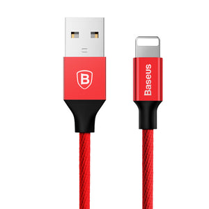 For iPhone Cable Baseus Fast Data Charging USB Cable For iPhone 8 7 6 6s Plus 5 5s SE iPad Air Mini Charger Mobile Phone Cables
