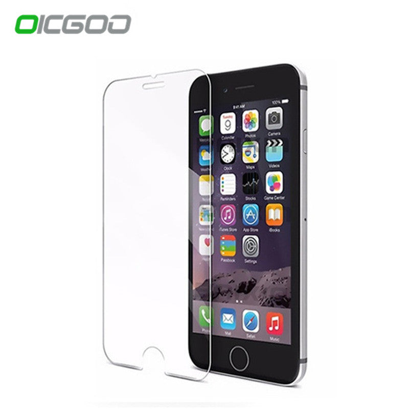 OICGOO 2.5D 0.26mm 9H Premium Tempered Glass For iphone 7 6 6s plus Screen Protector For iphone 6 7 6s 5 5s 4 protective glass