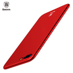 Baseus Luxury Phone Case For iPhone 8 7 6 6s s Ultra Thin Slim Cover For iPhone 8 7 6 6s Plus Capinhas PC Back Shell Coque Funda