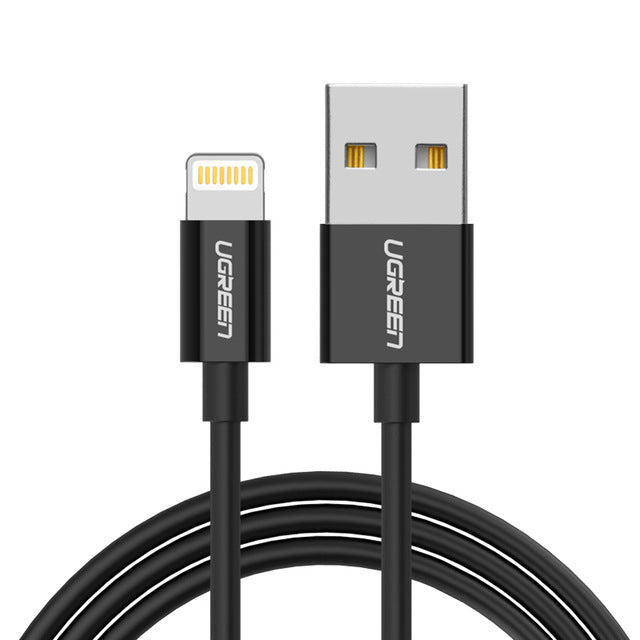 Ugreen USB Cable for iPhone 8 2.4A MFi Lightning to USB Cable Fast Charging Data Cable for iPhone 7 6 5s iPad Mobile Phone Cable