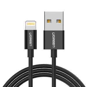 Ugreen USB Cable for iPhone 8 2.4A MFi Lightning to USB Cable Fast Charging Data Cable for iPhone 7 6 5s iPad Mobile Phone Cable
