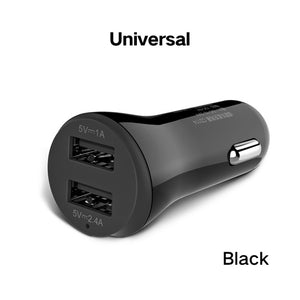 Ugreen Car USB Charger Quick Charge 3.0 2.0 Mobile Phone Charger 2 Port USB Fast Car Charger for Samsung Xiaomi Tablet Charger