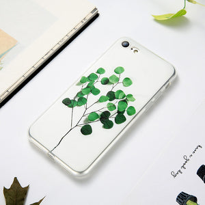KISSCASE Flower Patterned Case For iPhone 6 6s 7 Plus Cover Soft Silicone Floral Protect Cover For iPhone 5S SE 8 Plus X 10 Capa